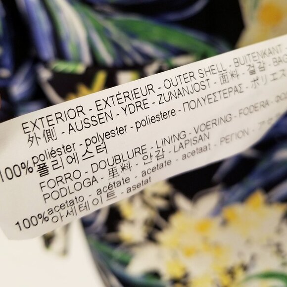 Zara Basic Floral Print Silky Satin Open Front Blazer Jacket M Vibrant Tropical - Picture 13 of 16
